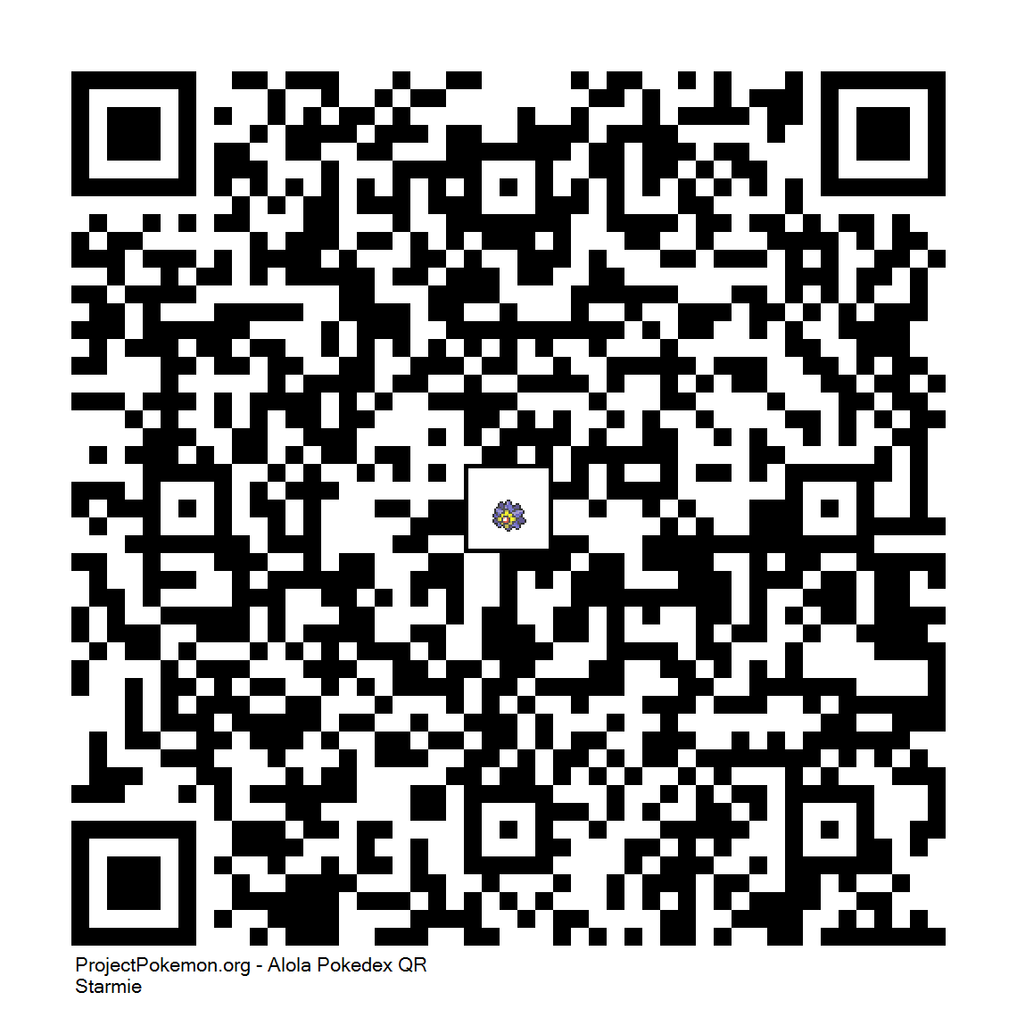 Cdigo QR de Starmie